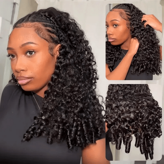 13x6 Burmese Curly With Finger Coil Ends Hold Curls Well