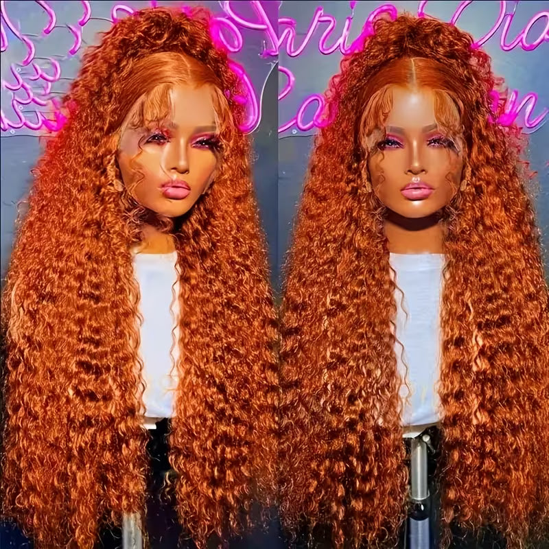 13x4 ha lace front wig ginger wig