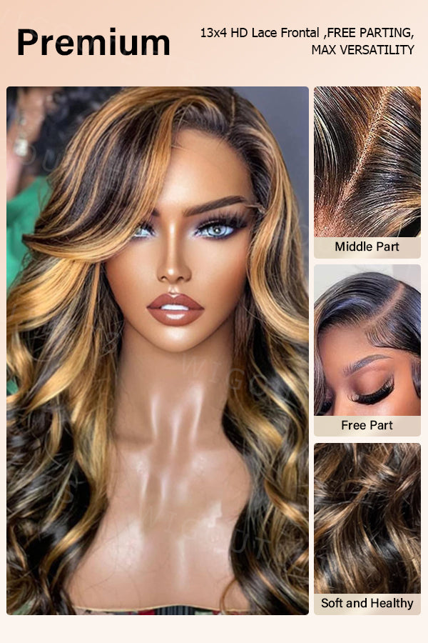 highlight lace front wigs human hair