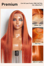 ginger lace front wigs human hair