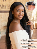 13x4 lace front wig straight human hair wigs | WigOutlets