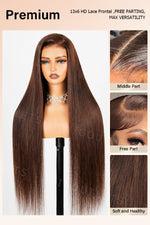 brown wig