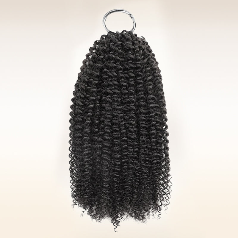 Kinky Curly Human Crochet Hair Extensions