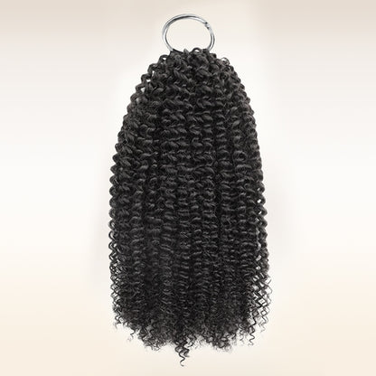 Kinky Curly Human Crochet Hair Extensions