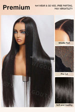 4x4 human hair wig for black women