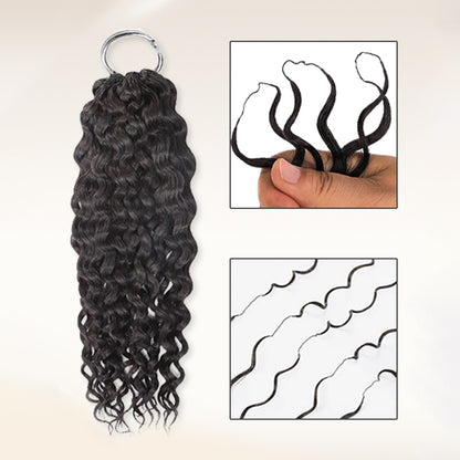 Water Wave Human Crochet Hair Extensions