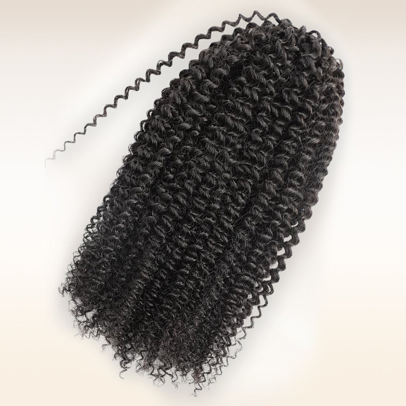 Kinky Curly Human Crochet Hair Extensions