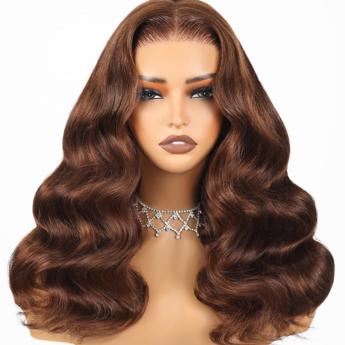 4x4 body wave highlight lace wig