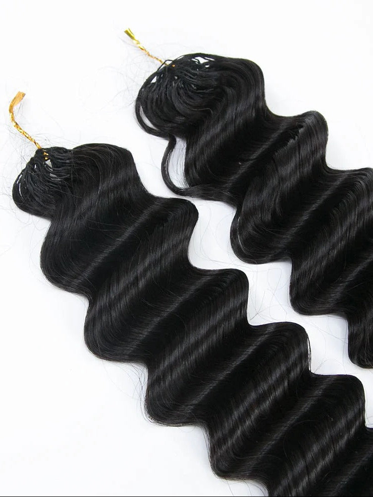 deep wave crochet human hair extensions | Wigoutlets