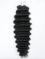 deep wave pre-separated crochet human hair extension | WigOutlets