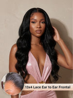13x4 lace front wig body wave human hair wigs | WigOutlets