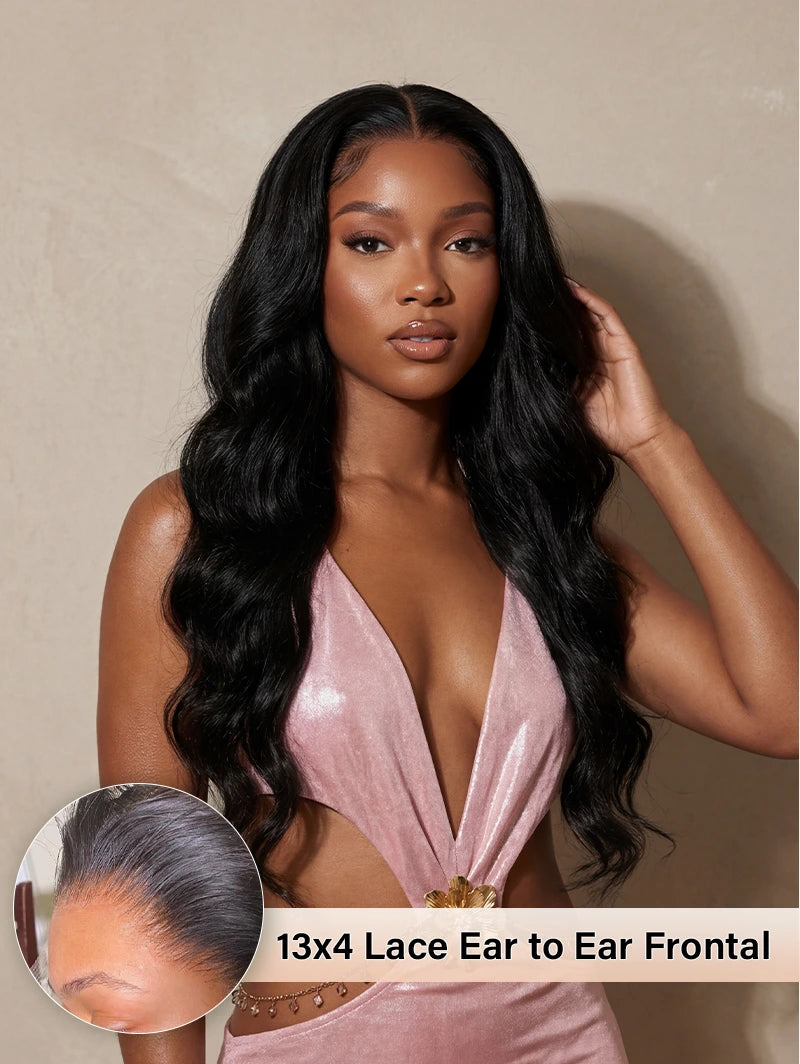 13x4 lace front wig body wave human hair wigs | WigOutlets