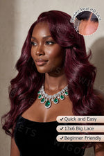 Model wearing the Wig Outlets 13x6 