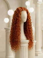 ginger wig water wave 13x4 lace front human hair wigs | WigOutletes