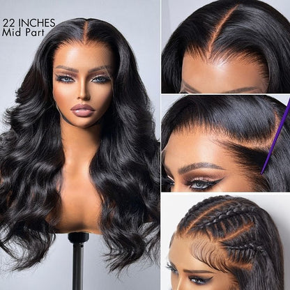 13x4 Lace Front Wig Body Wave Hair Wigs 250% Density