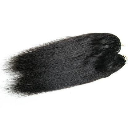 Straight Human Crochet Hair Extensions