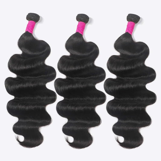 Body Wave Hair Bundle Unprocessed Virgin Human Hair Weaves Natural Extensions