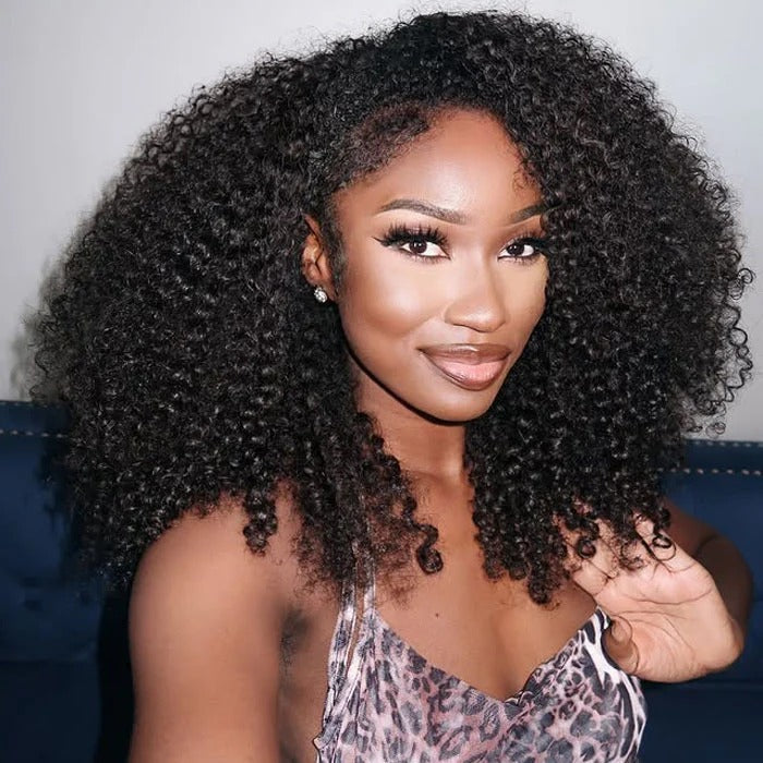 Kinky Curly Human Crochet Hair Extensions