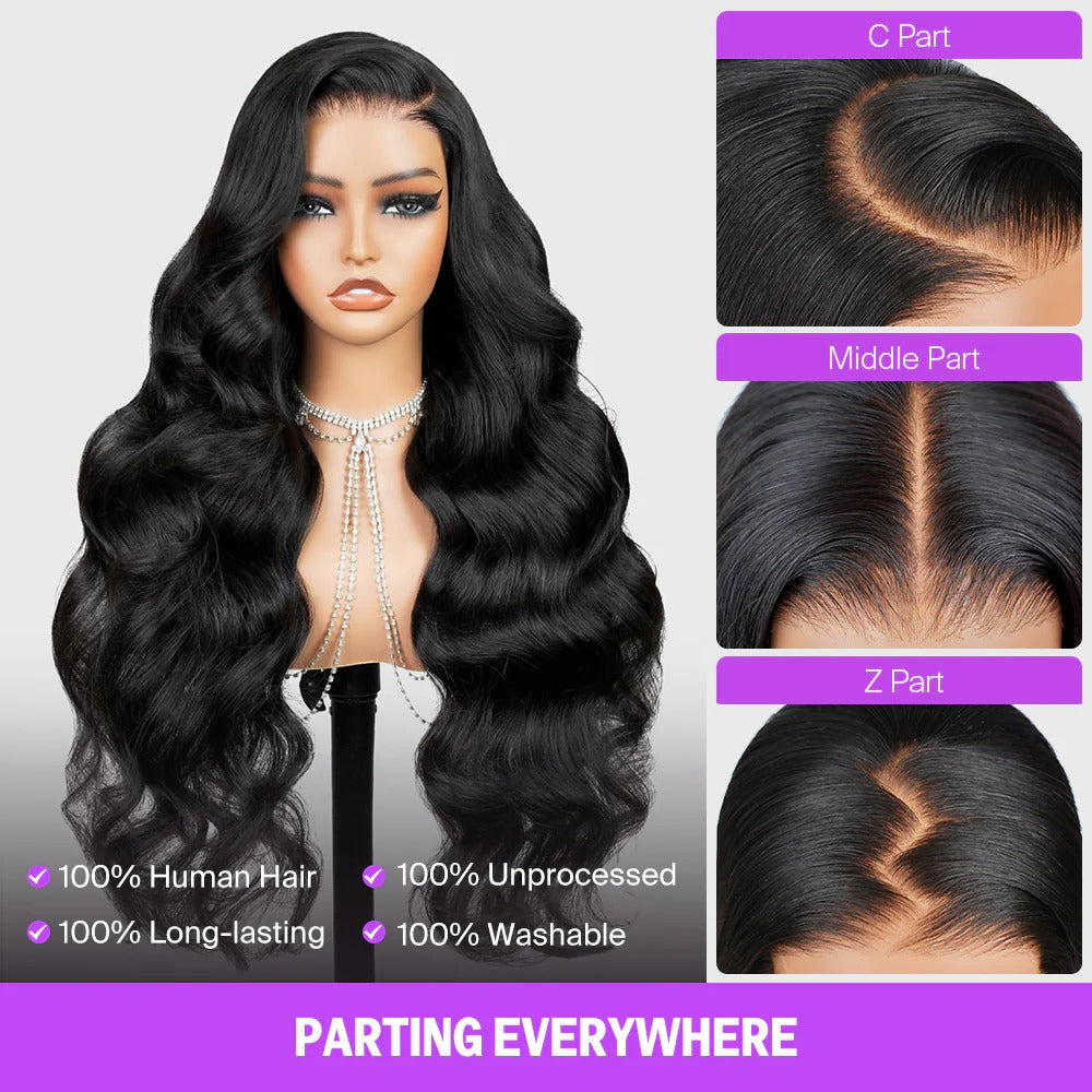 5X5 Straight Wear and Go Glueless HD Lace Closure Wig for Women
