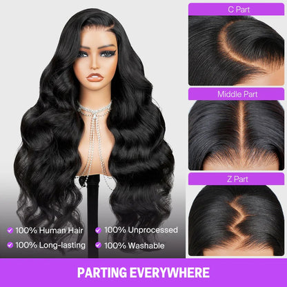 5X5 Straight Wear and Go Glueless HD Lace Closure Wig for Women