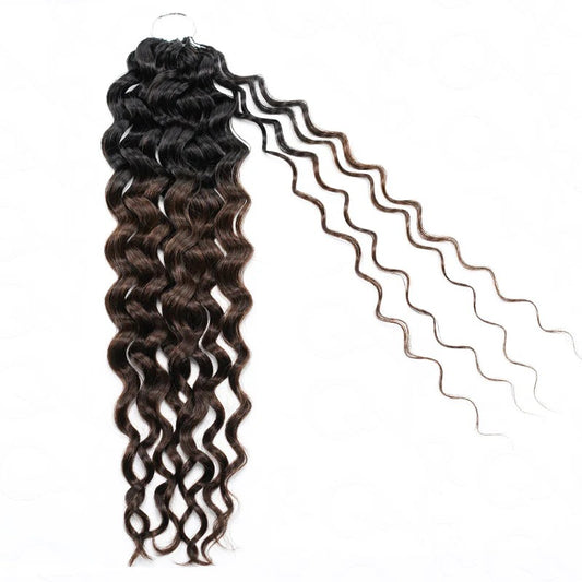 Water Wave Omber #T1b/4 Human Crochet Hair Extensions