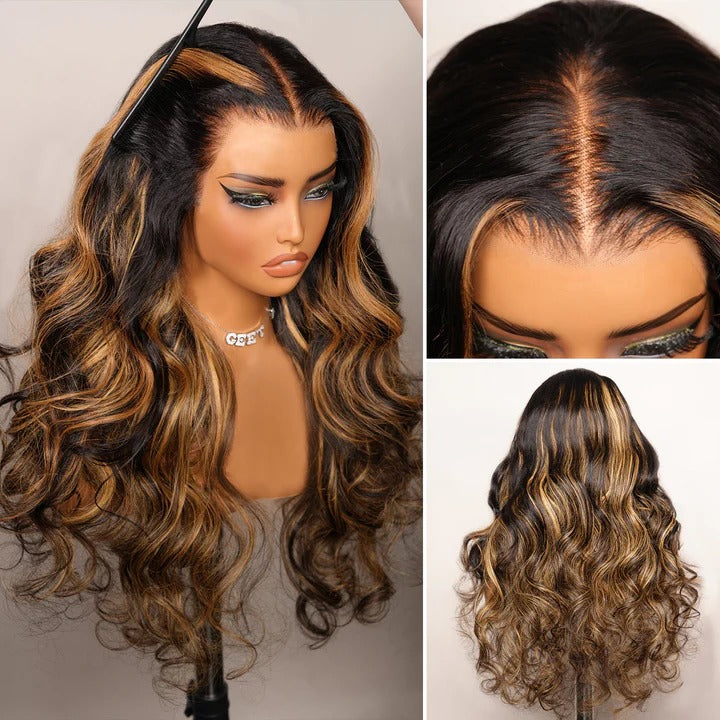 13x4 Lace Front Wig #P1b/30 Body Wave Hair Wigs 150% Density