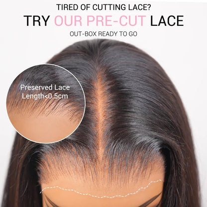 13x4 Lace Front Wig Straight Human Hair Wigs 250% Density