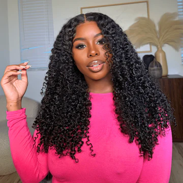 5X5 Water Wave Wear and Go Glueless HD Lace Closure Wig for Women