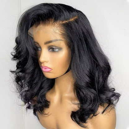 Salon Quality Short Cut Loose Body Wave HD Lace Frontal Wig Pre-everything 250% Density Glueless Wig