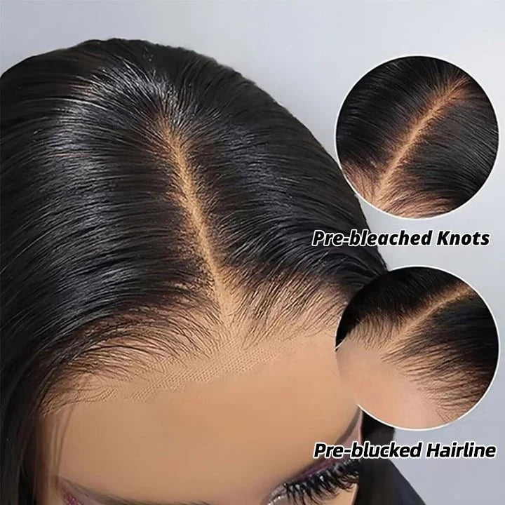 5X5 Water Wave Wear and Go Glueless HD Lace Closure Wig for Women