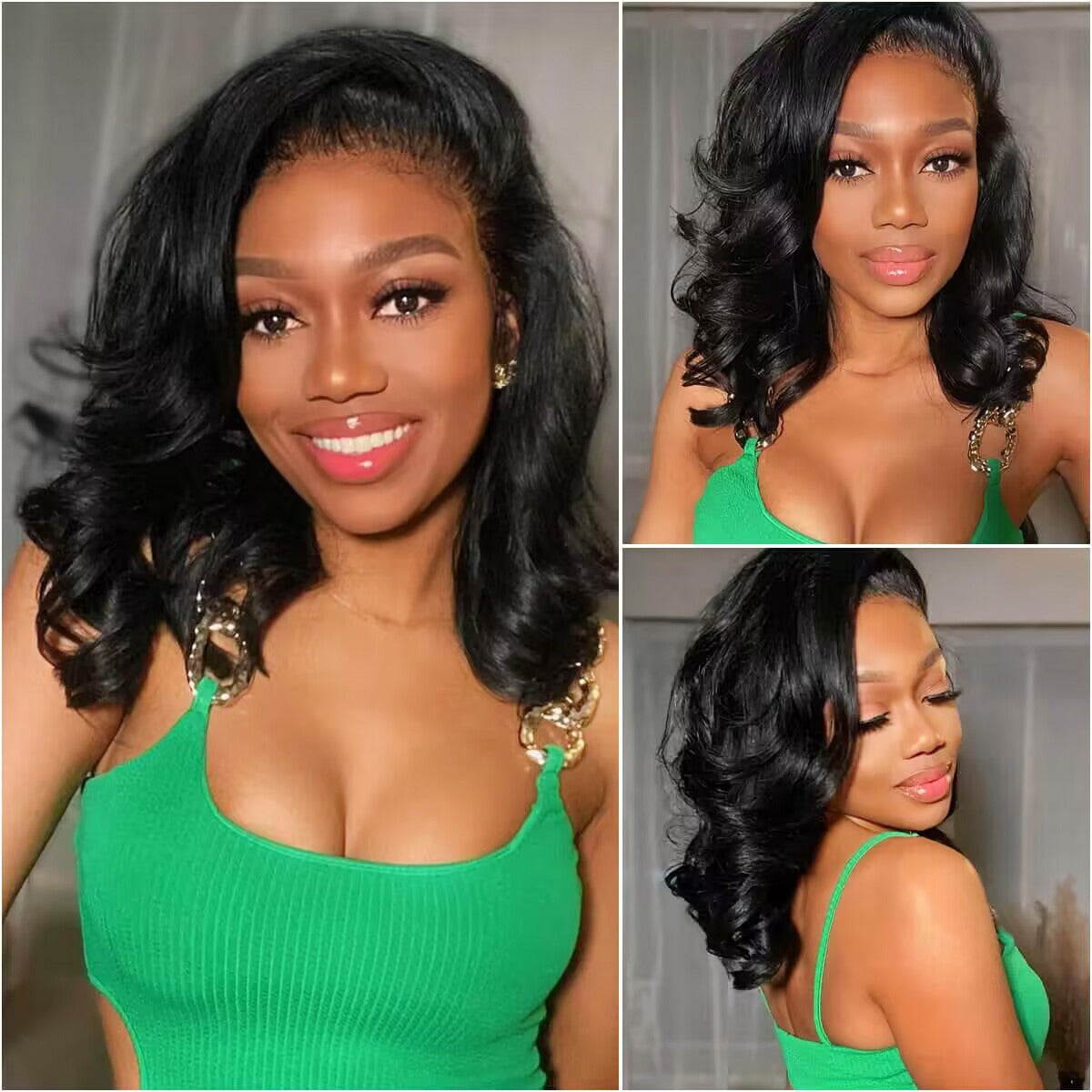 Salon Quality Short Cut Loose Body Wave HD Lace Frontal Wig Pre-everything 250% Density Glueless Wig