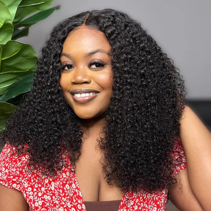 13x4 Kinky Curly Lace Front Wigs Human Hair High Density