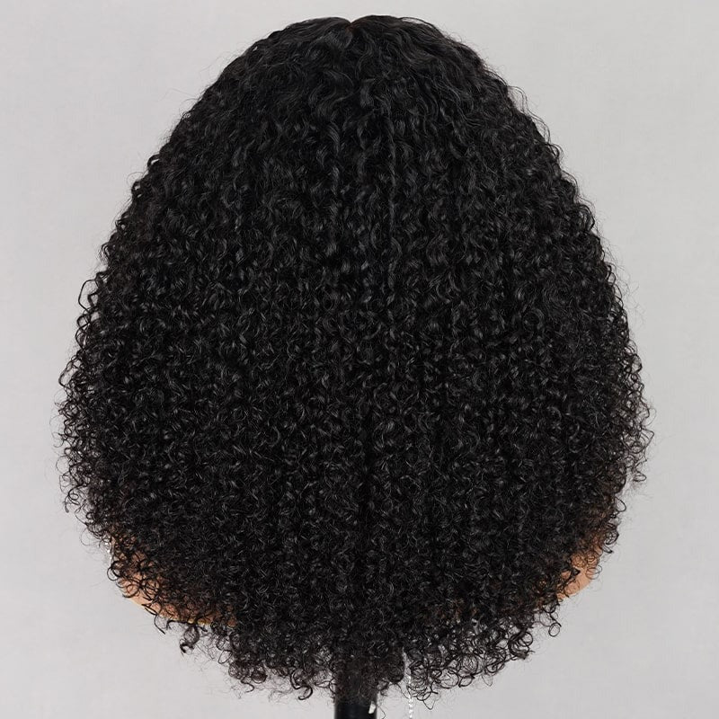 13x4 Kinky Curly Lace Front Wigs Human Hair High Density