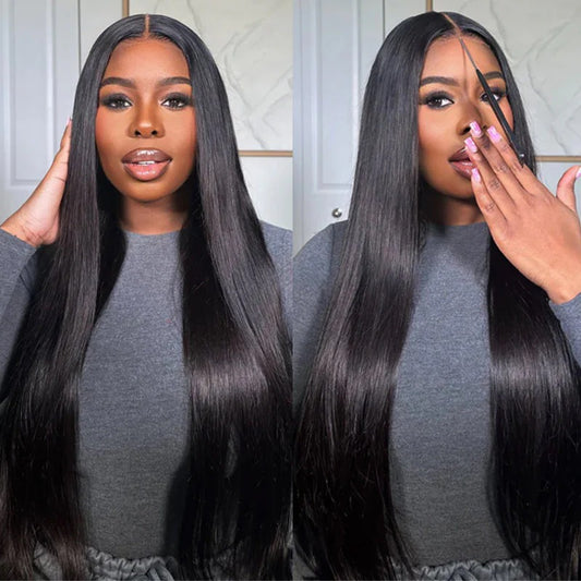 5X5 Straight Wear and Go Glueless HD Lace Closure Wig for Women
