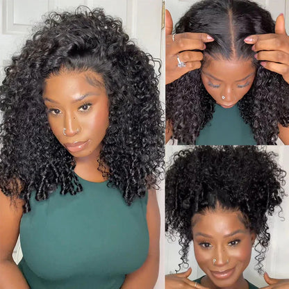 13x6  Burmese Curly With Finger Coil Ends Hold Curls Well