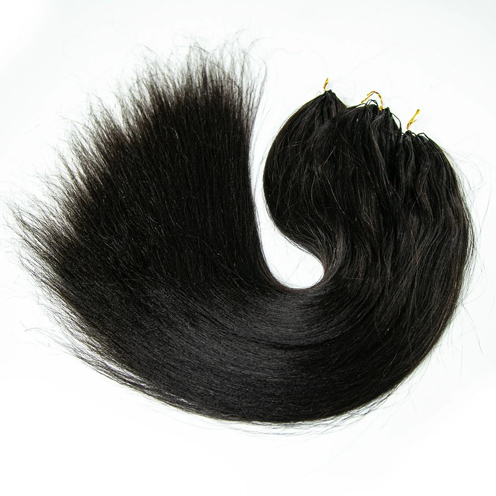Straight Human Crochet Hair Extensions