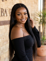 straight human hair wig

